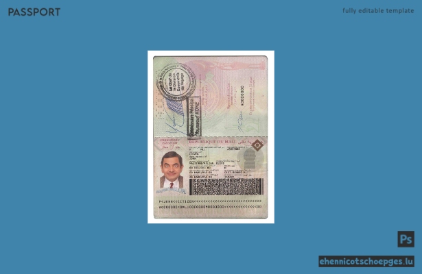Vorschau eines Passbeispiels für Mali